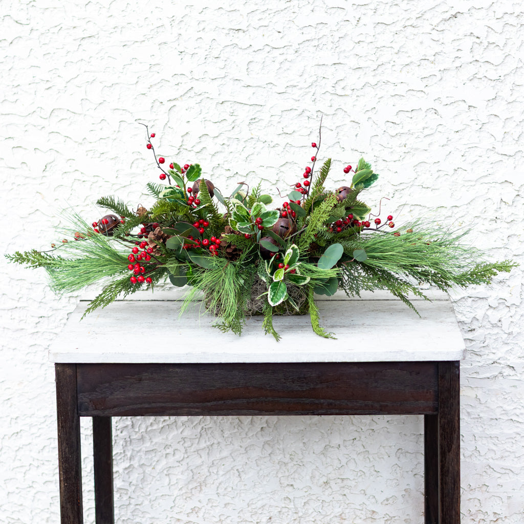 Jingle Bell Faux Centerpiece