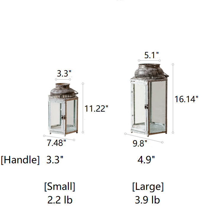 Metal Lantern Candle Holder