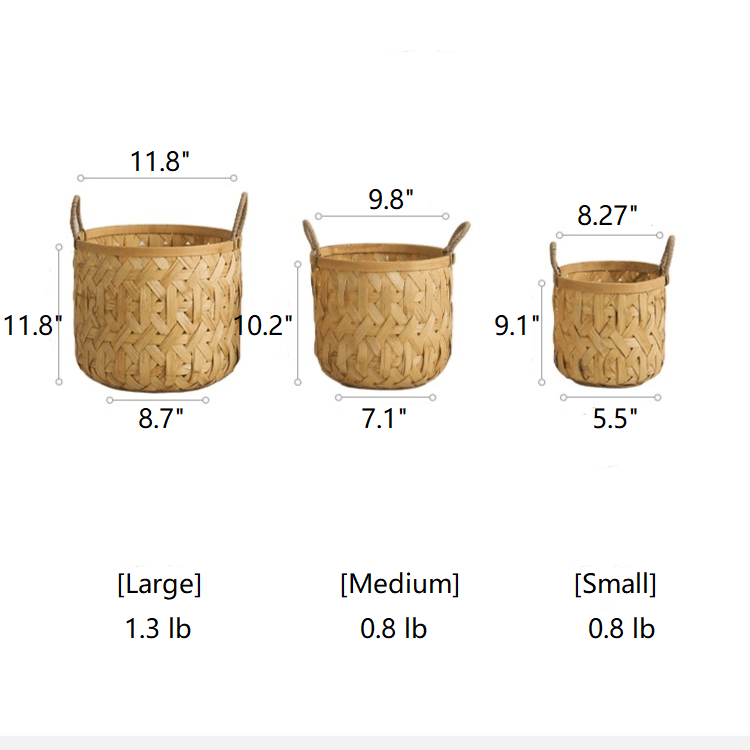 Bamboo Storage Basket
