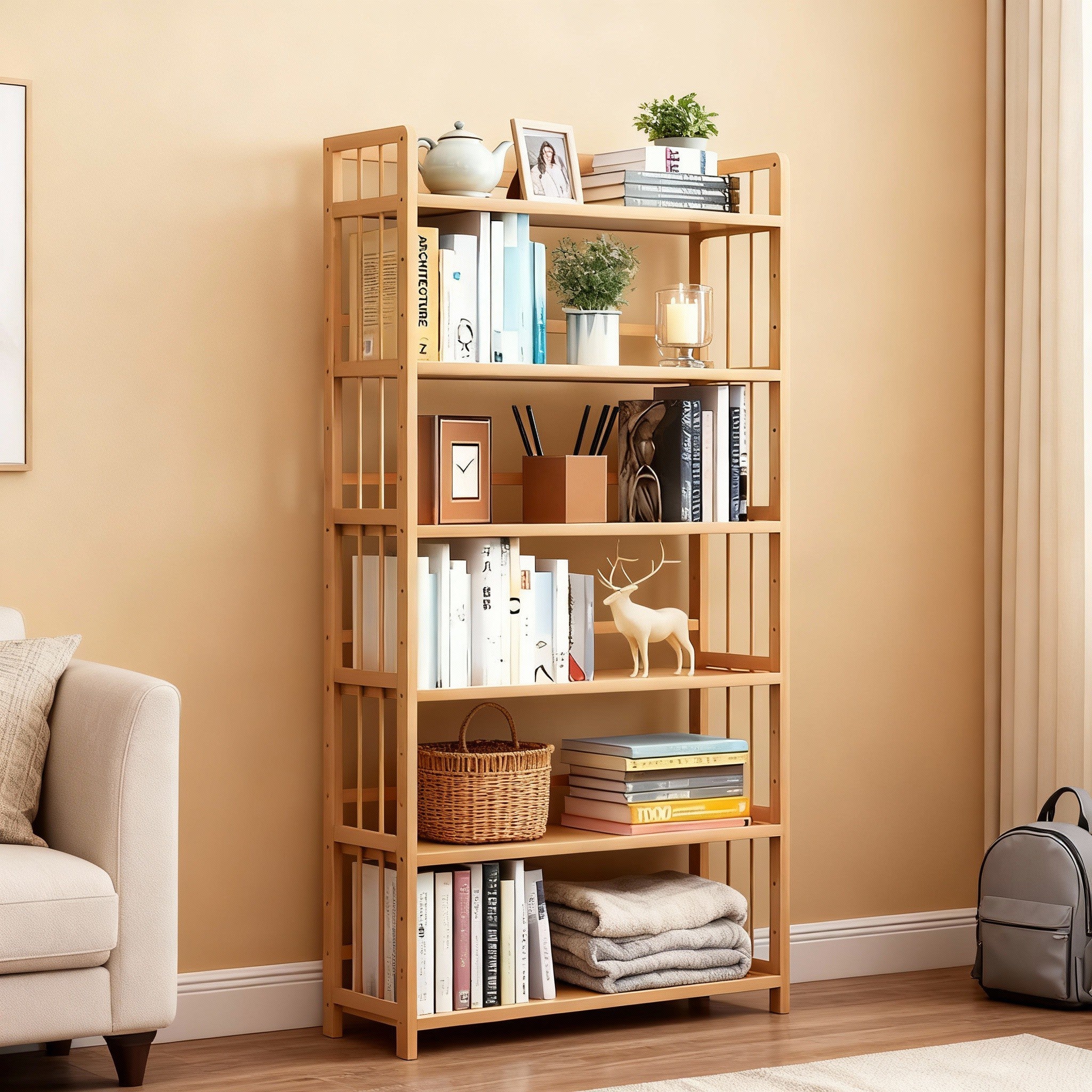 Bamboo Bookshelf