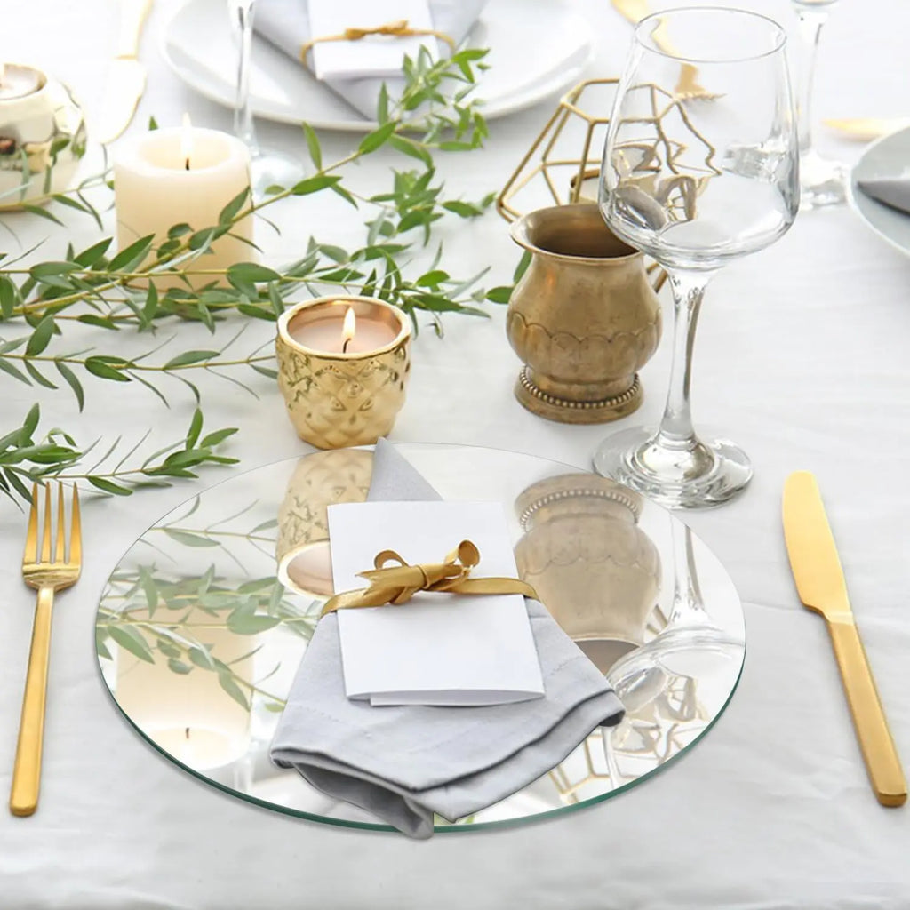 Acrylic Mirror Centerpieces
