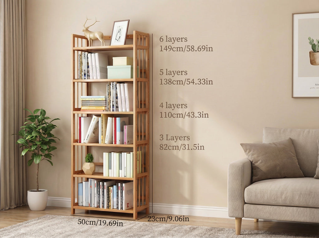 Bamboo Bookshelf
