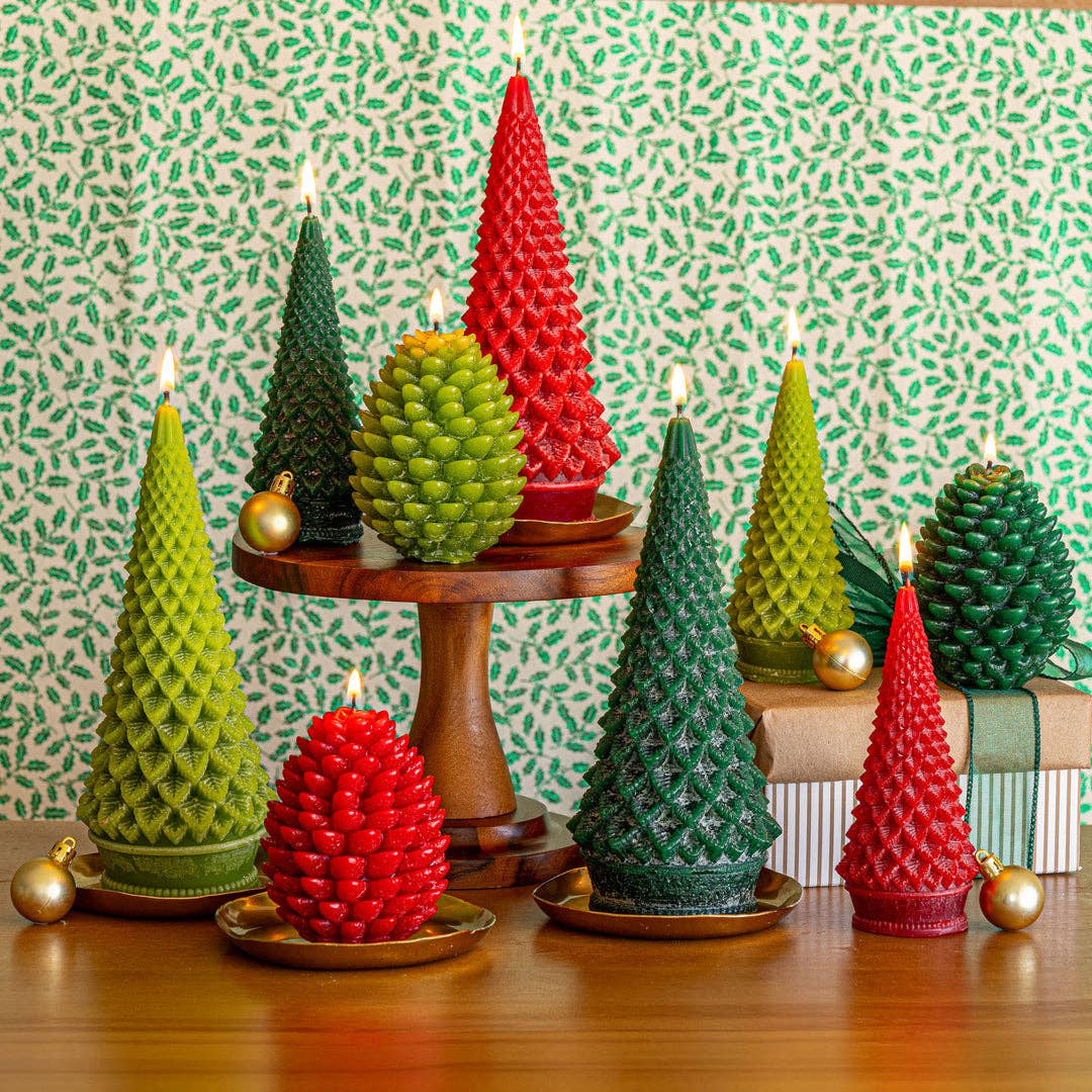 Forest Sculpted Tree Candle