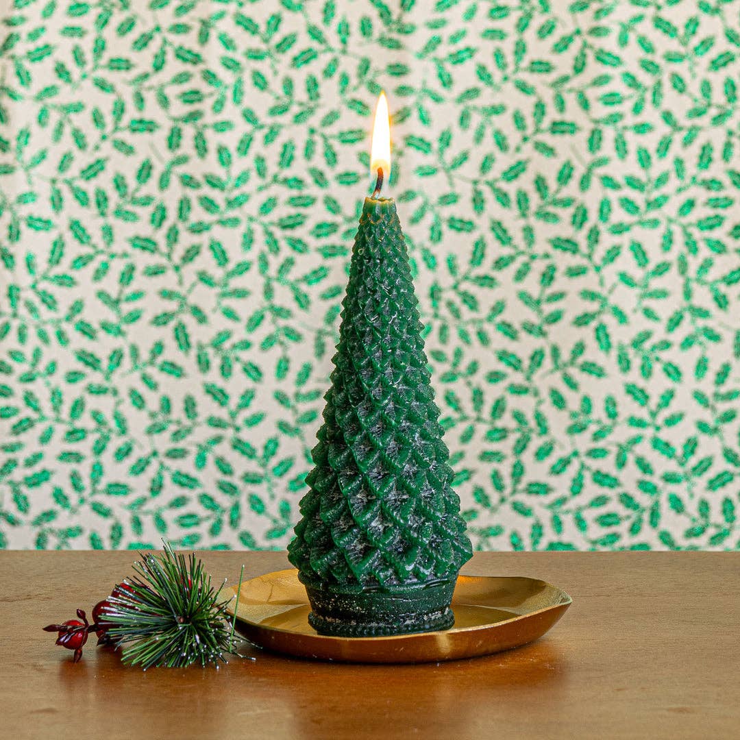 Forest Sculpted Tree Candle