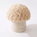 Beige Suede Rose Box