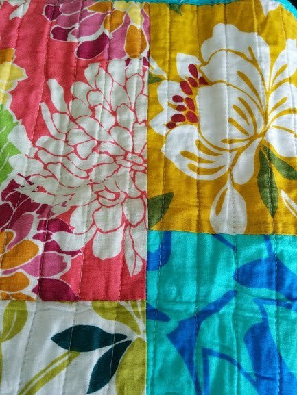 Flower Power Patchwork Cushion Covers, Set of 2