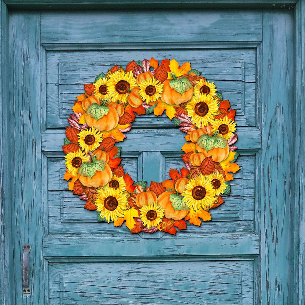 Fall Holiday Door Wreath