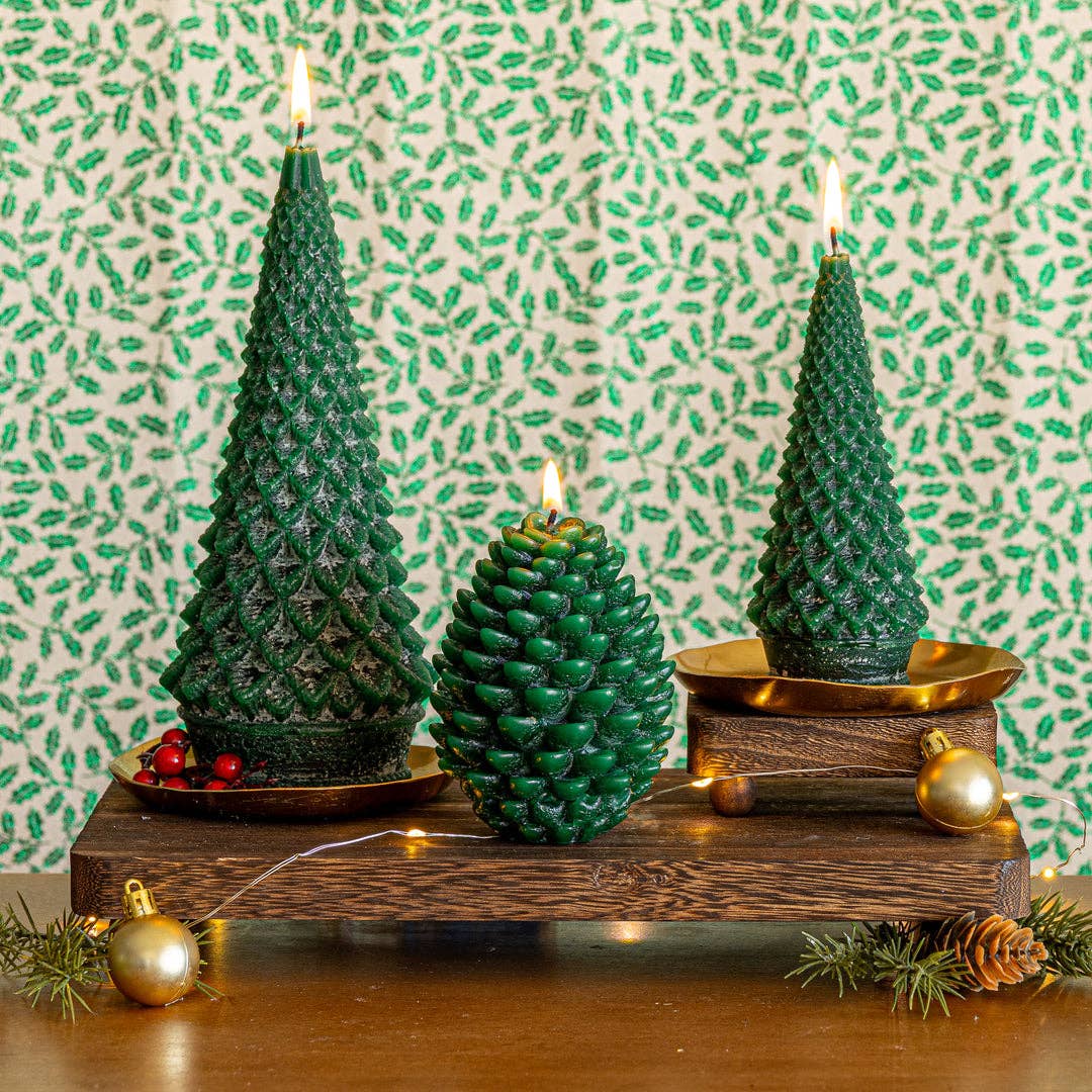 Forest Sculpted Tree Candle