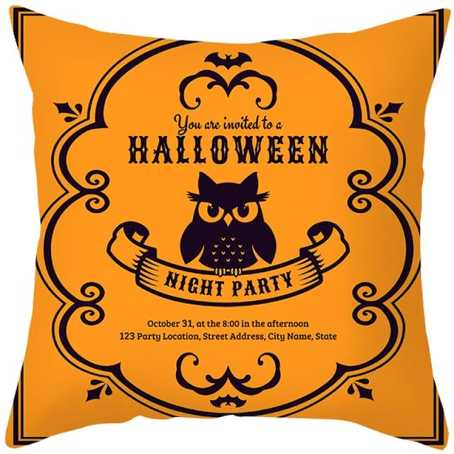 Halloween Pumpkin Cushion Cover