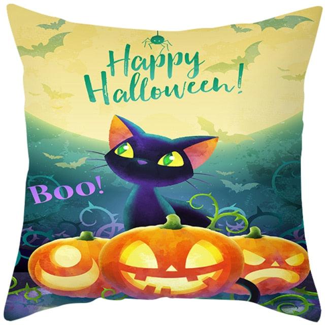 Halloween Pumpkin Cushion Cover
