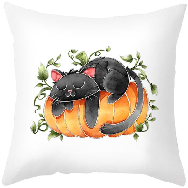 Halloween Pumpkin Cushion Cover