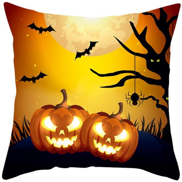 Halloween Pumpkin Cushion Cover