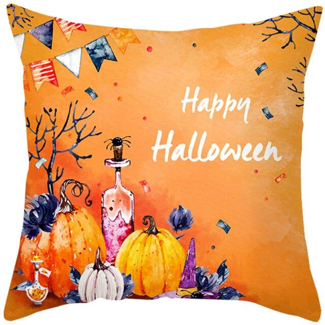 Halloween Pumpkin Cushion Cover