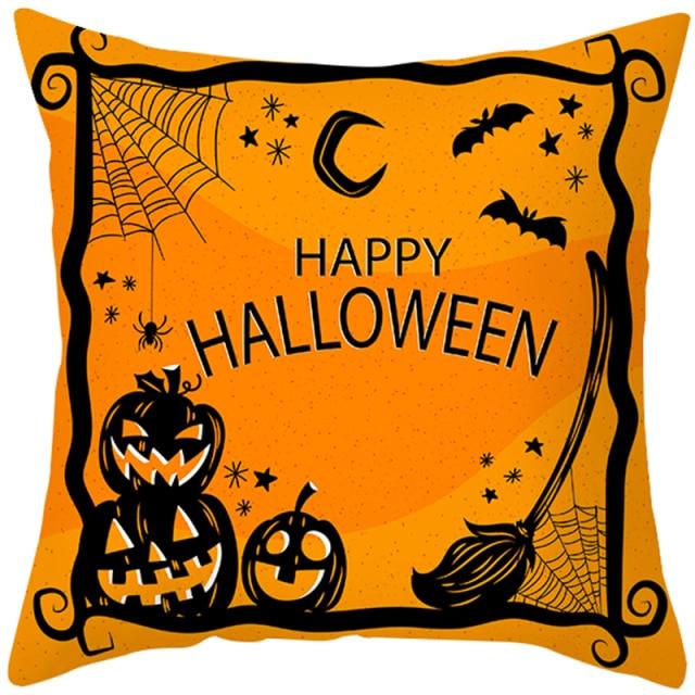 Halloween Pumpkin Cushion Cover