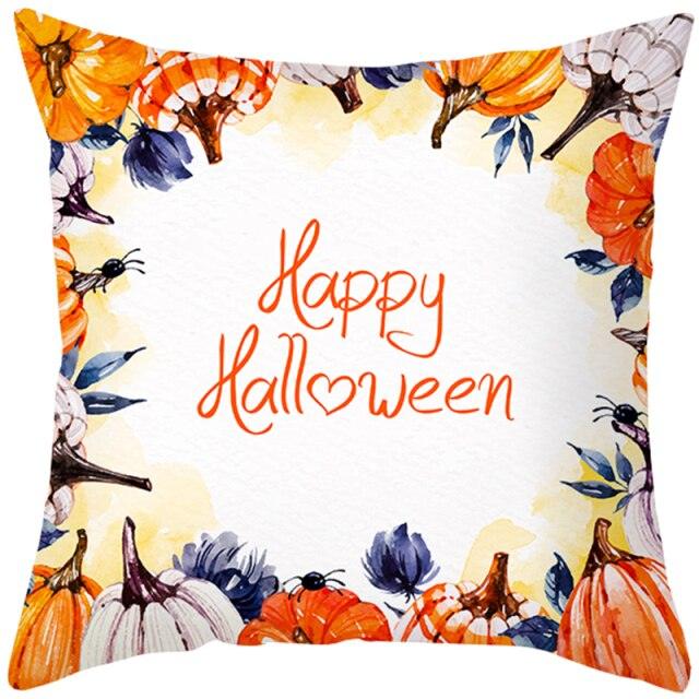 Halloween Pumpkin Cushion Cover