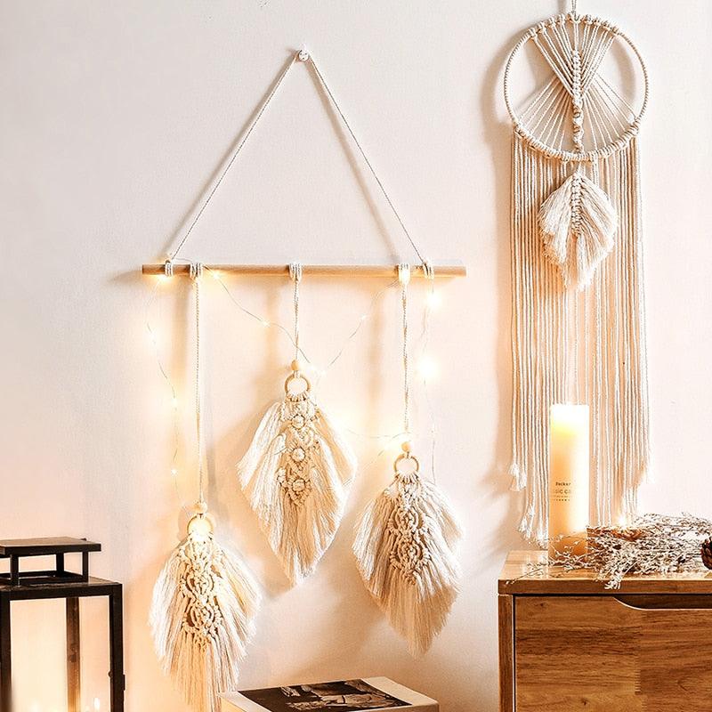 LED Leaf Dream Catcher