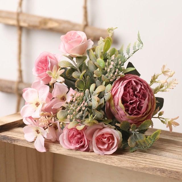 Silk Rose Bouquet