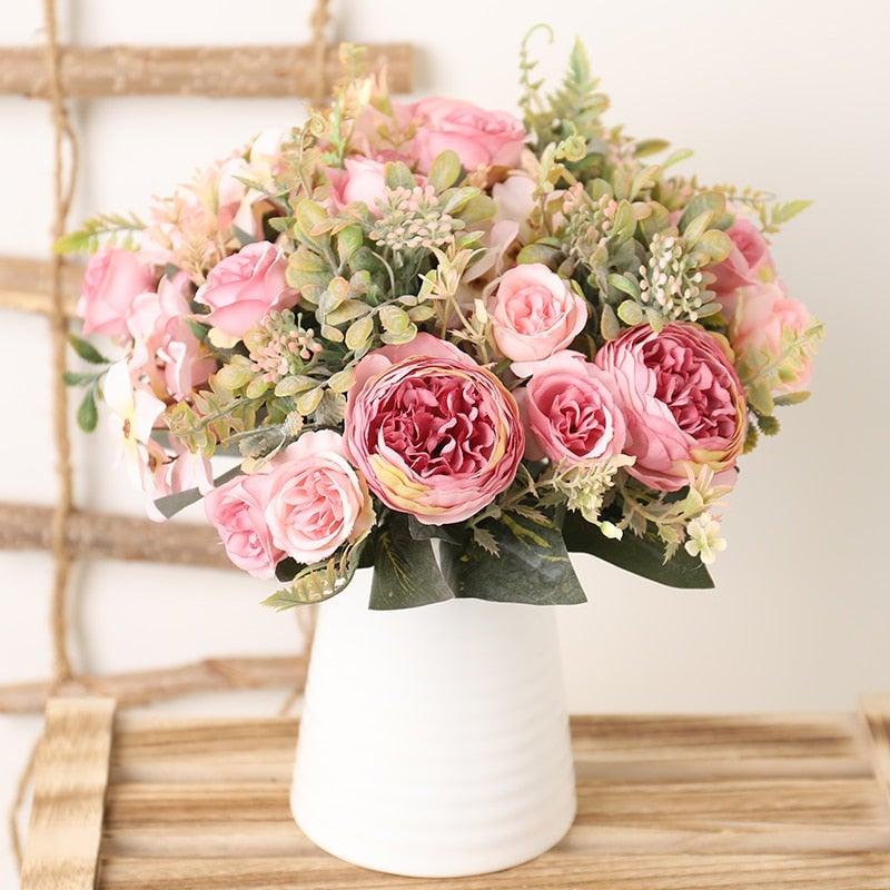 Silk Rose Bouquet