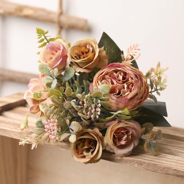 Silk Rose Bouquet